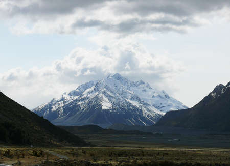 Views of Aoraki   Mt Cook in South island, New Zealandの写真素材