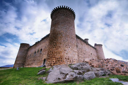 Roman castle in El Barco de Avila village, Spainのeditorial素材