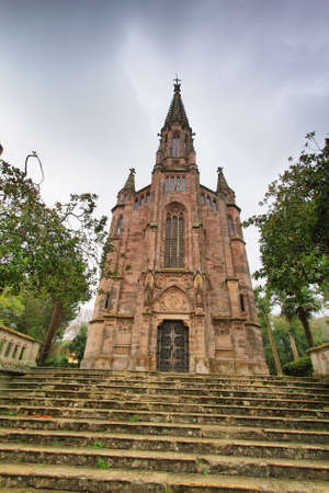 Palacio Sobrellano, Comillas, Cantabria, Spainの写真素材