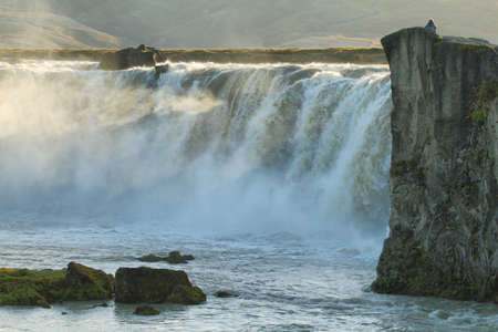 Godafoss waterfall in northern Iceland
