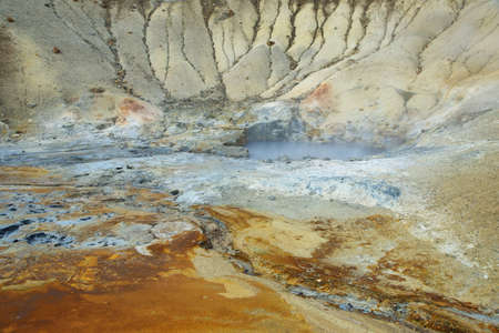 Seltun geothermal area in Reykjanes peninsula, Iceland