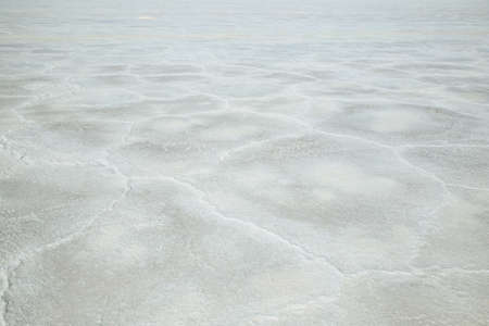 Textures of salt in Salinas Grandes salt lake, Argentinaの写真素材