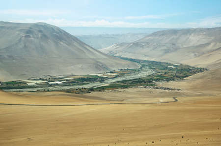 Lluta Valley in northern Chile between Lauca National Park and the city of Arica