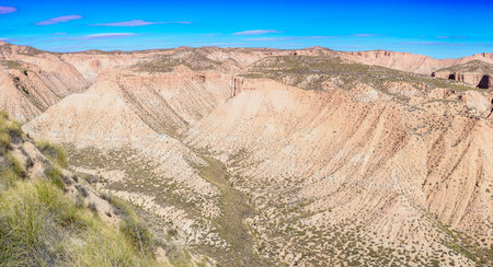"Coloraos" de Gorafe badlands desert in Andalusia, Spainの写真素材