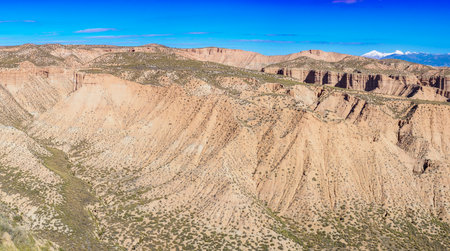 "Coloraos" de Gorafe badlands desert in Andalusia, Spainの写真素材