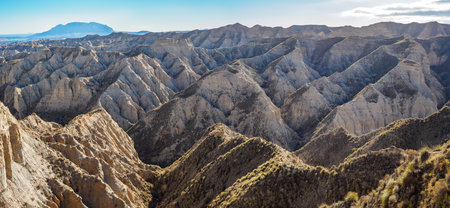 Coloraos de Gorafe badlands desert in Andalusia, Spain