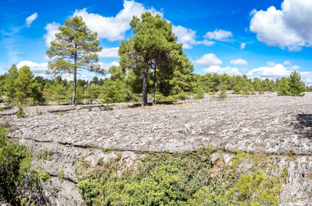 Enchanted city of Cuenca mountain range, Spainの写真素材