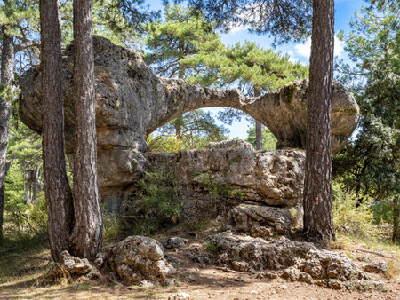 Enchanted city of Cuenca, La-Mancha, Spainの写真素材