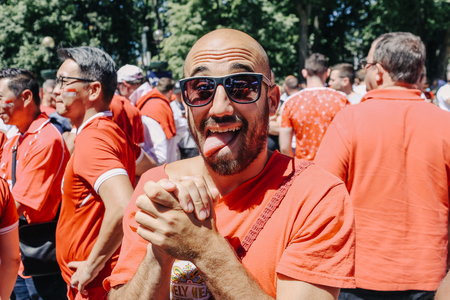 Liverpool, fan club UEFA Champions League Final, Olimpiyskiy National Sports Complex Stadium, Kiev,...