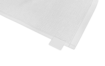 Rectangular Beach Towel on white backgroundの写真素材