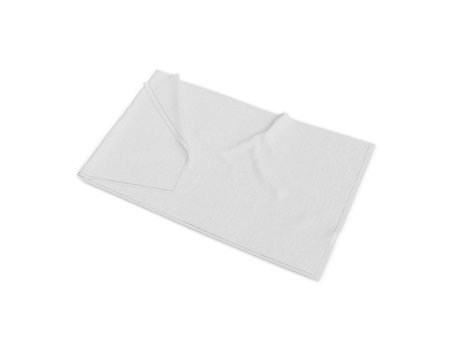 Rectangular Beach Towel on white backgroundの写真素材