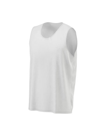 Running Sleeveless T-Shirt on white backgroundの写真素材