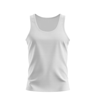 Front Tank Top on white backgroundの写真素材