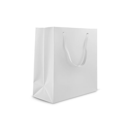 shopping bag on white backgroundの写真素材
