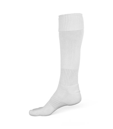 Sock Side View on white backgroundの写真素材