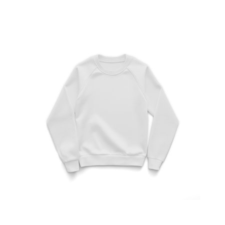 Children's Sweatshirt on white backgroundの写真素材