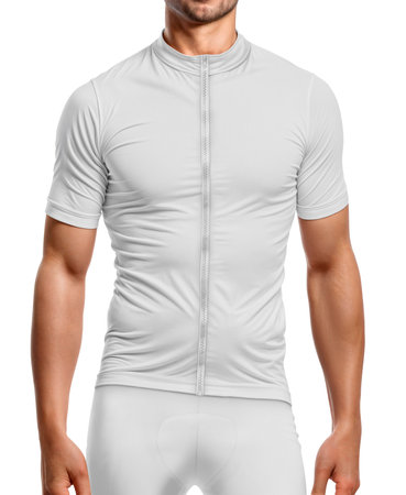 Moisture-Wicking Cycling Jersey and Shorts for Ultimate Performanceの写真素材