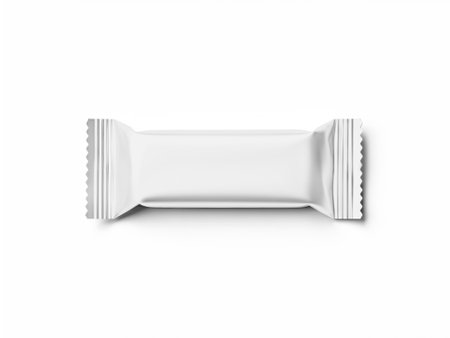 White Snack Bar Package Mockup Designの写真素材