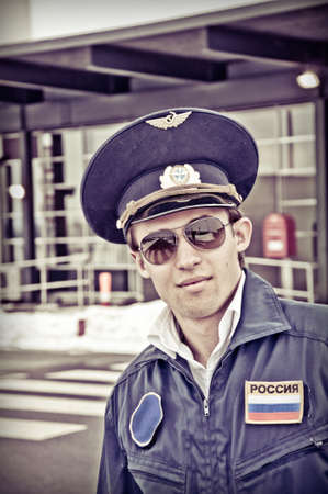 young student pilotの写真素材