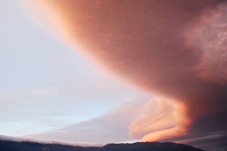 Sunset on the Southern Coast of Crimea, Ukraineの写真素材