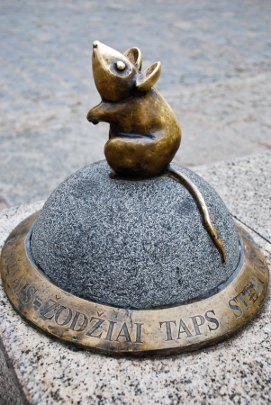 Sculpture of mouseの写真素材