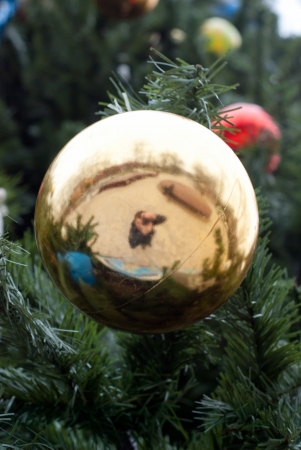 Christmas Golden Bellの写真素材