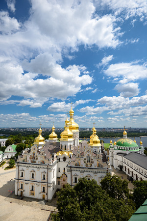 View of Assumption Church, Lavra, Kiev, Ukraineの写真素材