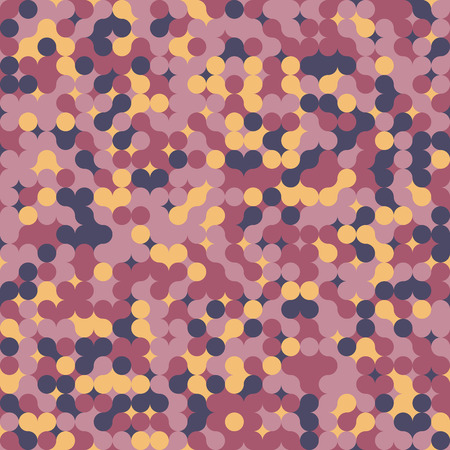Abstract colorful bright modern vector circle seamless pattern. Colorful spot unique background. Graphic style for wallpaper, wrapping, fabric, background, apparel, prints, bannersのイラスト素材