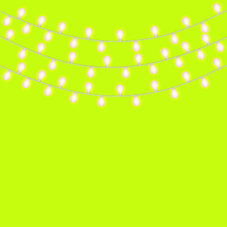 Glowing lights for party, holiday, New Year, birthday or greeting card design.のイラスト素材