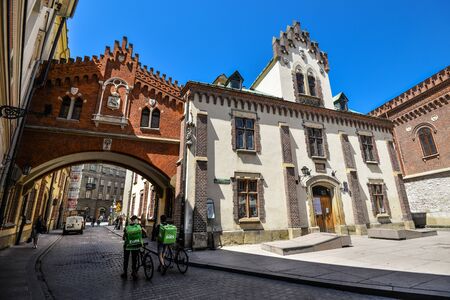 Krakow, Poland - May 20, 2019: The Czartoryski Museum and Library in Krakow old town, Polandのeditorial素材