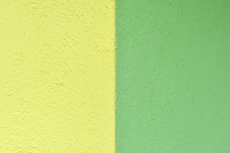 Green Textured Cement or concrete wall background. Deep focus. Mock up or template with copy space.の写真素材