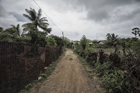Streets in Thondaimanaru Sri Lankaの写真素材