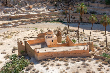 Scenic view from Ghoufi canyon in the Aures region, Batna, Algeriaの写真素材