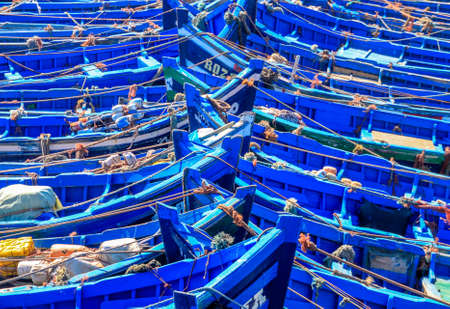 Fishing Boats in Essaouiraの写真素材