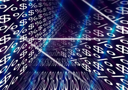 a 3D illustration of a group of people forming an arrow shapeの写真素材