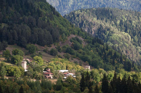 Svaneti village view
