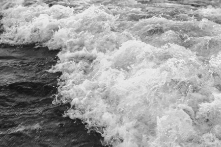 Marine waves close up.
