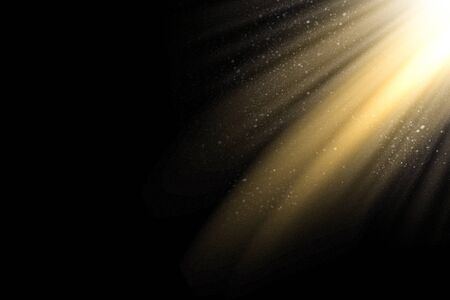 Bright sunshine, ray of light