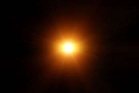 Bright sunshine, ray of light