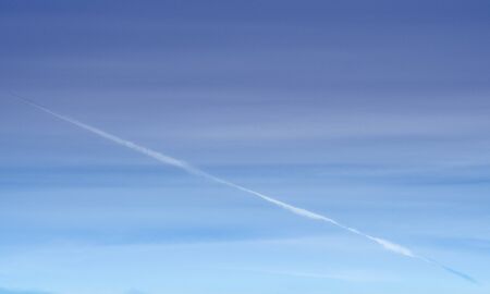 Background of blue sky and white cloudsの写真素材