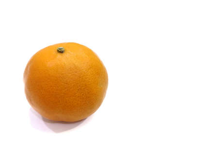 Orange on white background.