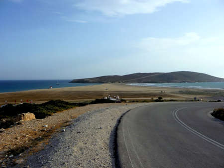 The place with two seas の写真素材