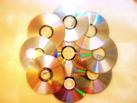 golden bright rose of discsの写真素材