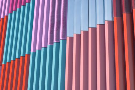 Multiple Colored Architectural Structure as  Design Element の写真素材