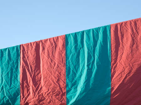 Creative Treatment of a Circus Tent with Skyの写真素材