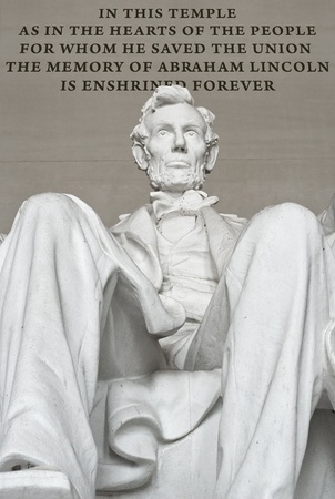Abraham Lincoln Memorial in Washington DC 