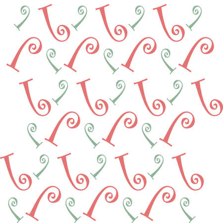 Ornamental abstract pattern. Seamless vector background.のイラスト素材