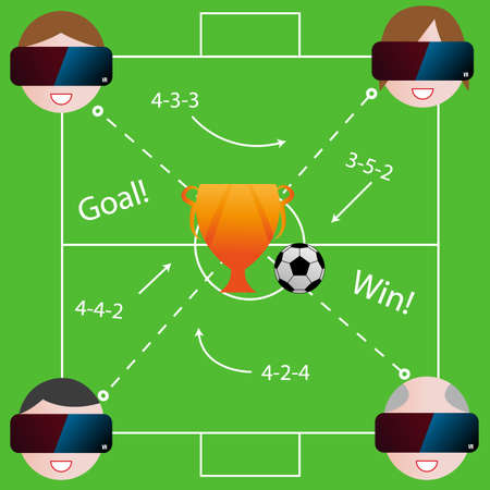 Future of Virtual Reality.のイラスト素材