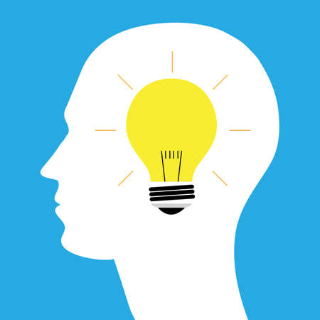 Brainstorm idea iconのイラスト素材