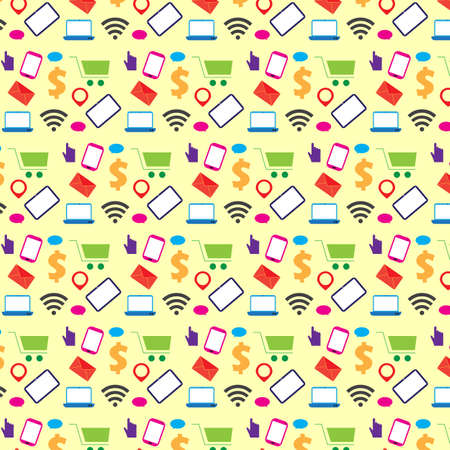 communication patternのイラスト素材